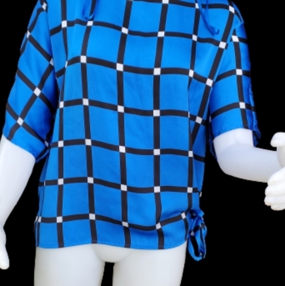 Michael Michael Kors blue blouse M..XL - Picture 2 of 14